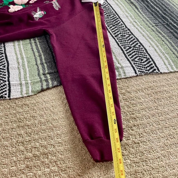 Vintage 90s hummingbird sweatshirt with collar - Picture 6 of 7